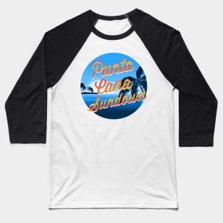 Punta Cana Sundown Baseball T-Shirt